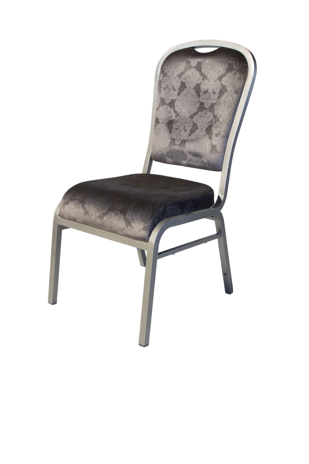 Ergo Chair - Grey With Silver Frame