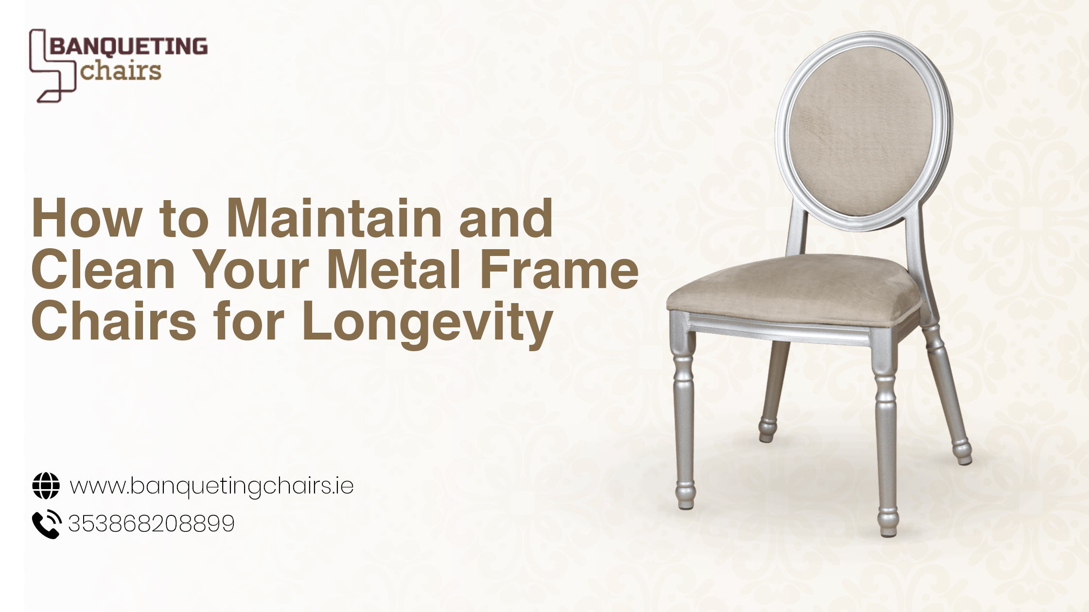 How to Maintain and Clean Your Metal Frame Chairs for Longevity metal frame chairs